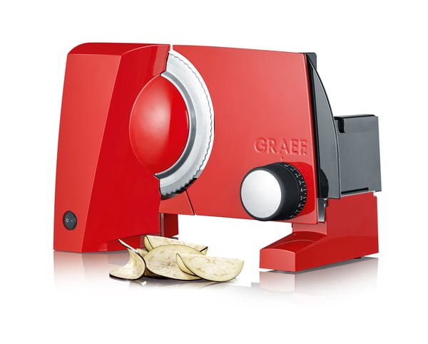 Miniatyrbild 3 av 3: Graef S 10003 skärmaskin Elektrisk 170 W Röd Aluminium