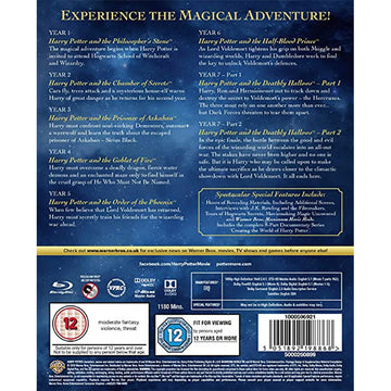 Miniatyrbild 2 av 3: Warner Bros Harry Potter - Complete 8-film Collection Blu-ray Full HD Flerspråkig