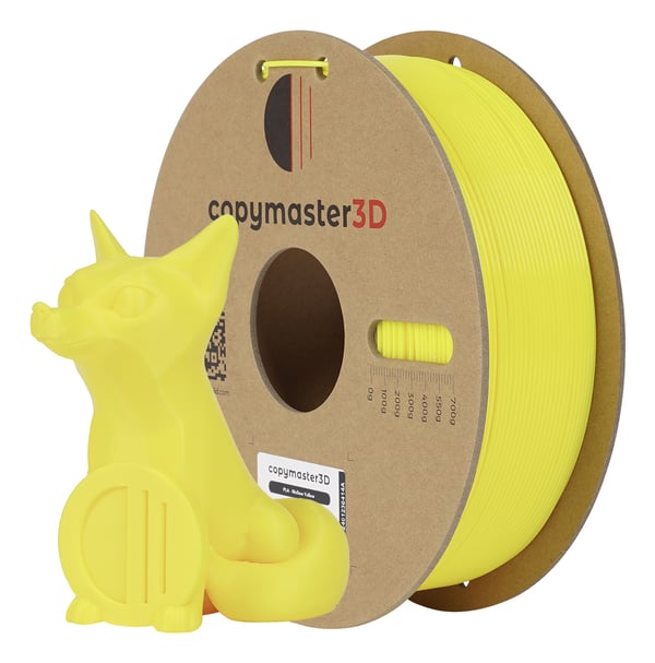 Miniatyrbild 1 av 5: 3D Prima Copymaster 3D Polylaktidsyra (PLA) Gul 1 kg