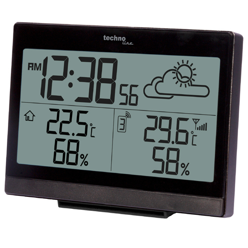 Technoline WS 9252 digital vejrstation Sort