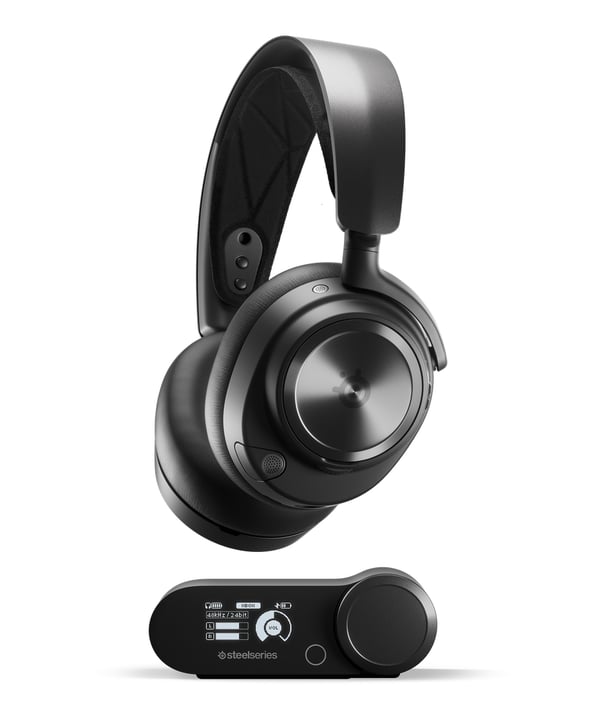Miniatyrbillede 1 af 9: Steelseries Arctis Nova Pro Wireless Xbox Headset Kabel & trådløs Spil Bluetooth Opladningsstativ Sort