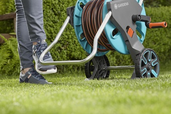 Gardena AquaRoll M Easy Korikela Ohje Musta, Sininen, Oranssi