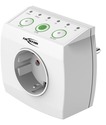Ansmann AES1.3 smart plug 3680 W Koti Valkoinen Ansmann AES1.3 smart plug 3680 W Koti Valkoinen