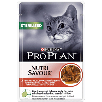 Purina Sterilised NUTRISAVOUR 85 g Purina Sterilised NUTRISAVOUR 85 g