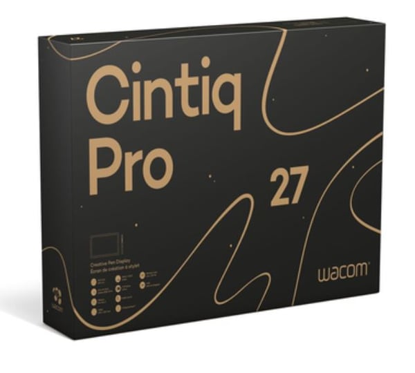 Miniatyrbild 4 av 7: Wacom Cintiq Pro 27 ritplattor Svart 5080 lpi 596 x 335 mm