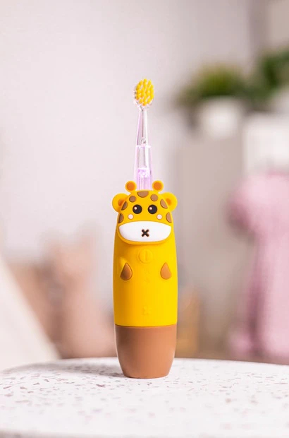 Miniatyrbillede 5 af 9: innoGIO GIOgiraffe Barn Sonisk tandbørste Gul