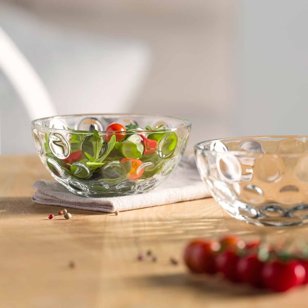 LEONARDO CUCINA OPTIC Suppeskål 0,3 L Rund Transparent 4 stk