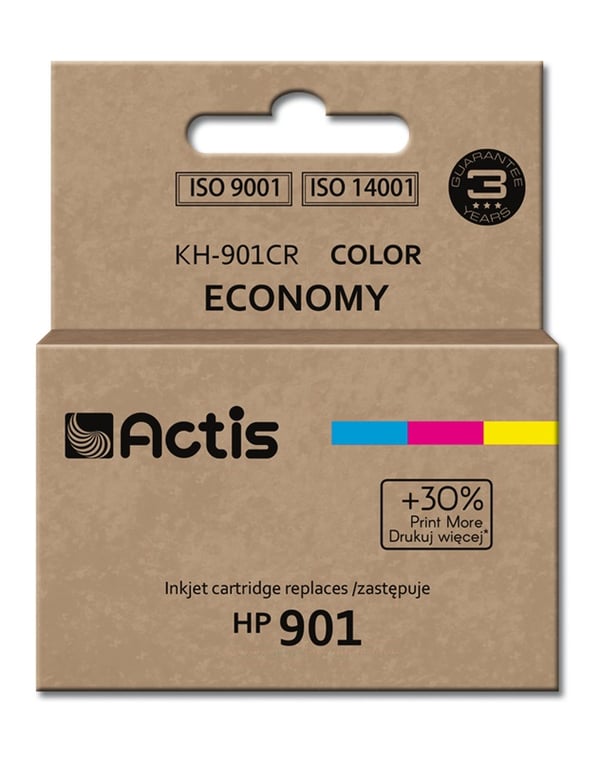 Actis KH-901CR bläckpatroner 1 styck Kompatibel Standardavkastning Cyan, Magenta, Gul Actis KH-901CR bläckpatroner 1 styck Kompatibel Standardavkastning Cyan, Magenta, Gul