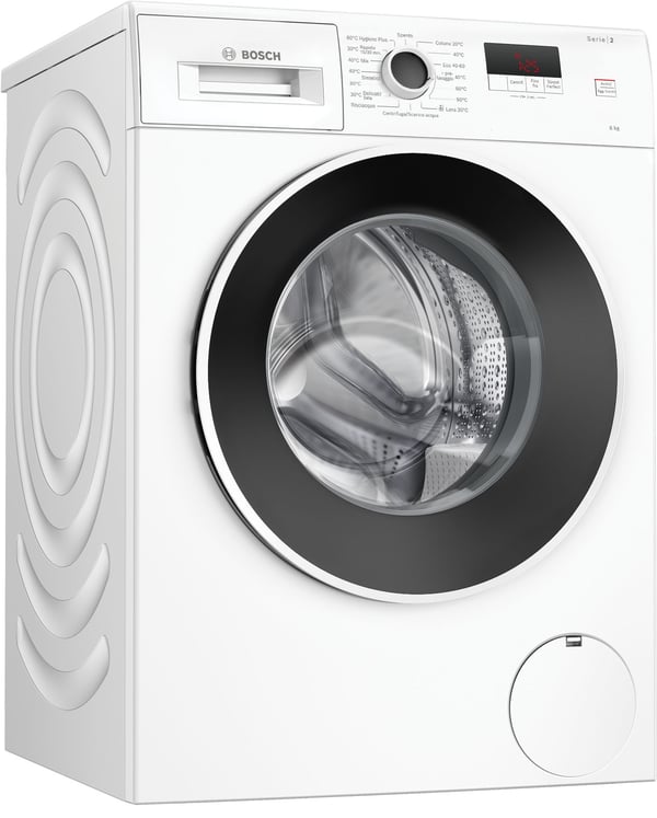 Pikkukuva 10 / 10: Bosch WGE03201IT Pesukone Edestä täytettävä 8 kg 1200 RPM Valkoinen