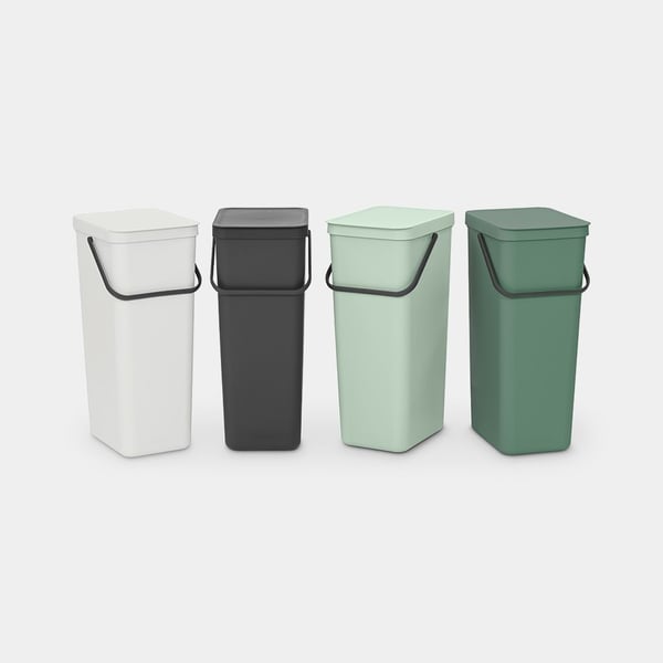Miniatyrbild 4 av 4: Brabantia Sort & Go 40 l 1 korgar Grön