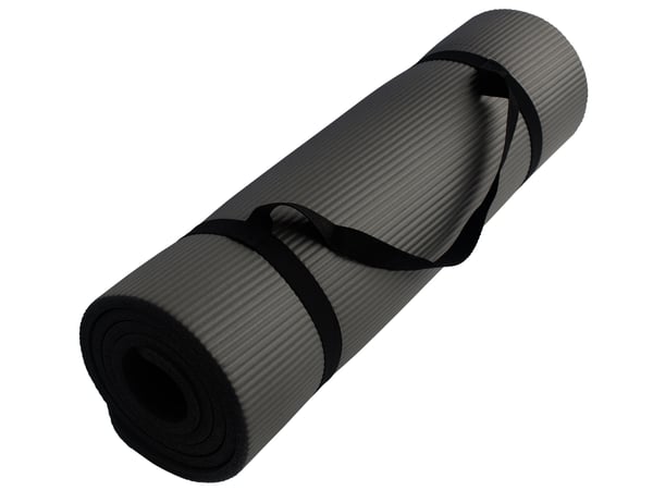 Miniatyrbild 5 av 5: Schildkröt Fitness 960260 motionsmatta Träningsmatta för universell användning Grå