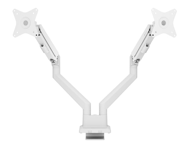 Miniatyrbillede 2 af 4: Arozzi AZ-ALZARE-NEO-DUO-WT skærmbeslag og -stativer 81,3 cm (32") Skrivebord Hvid