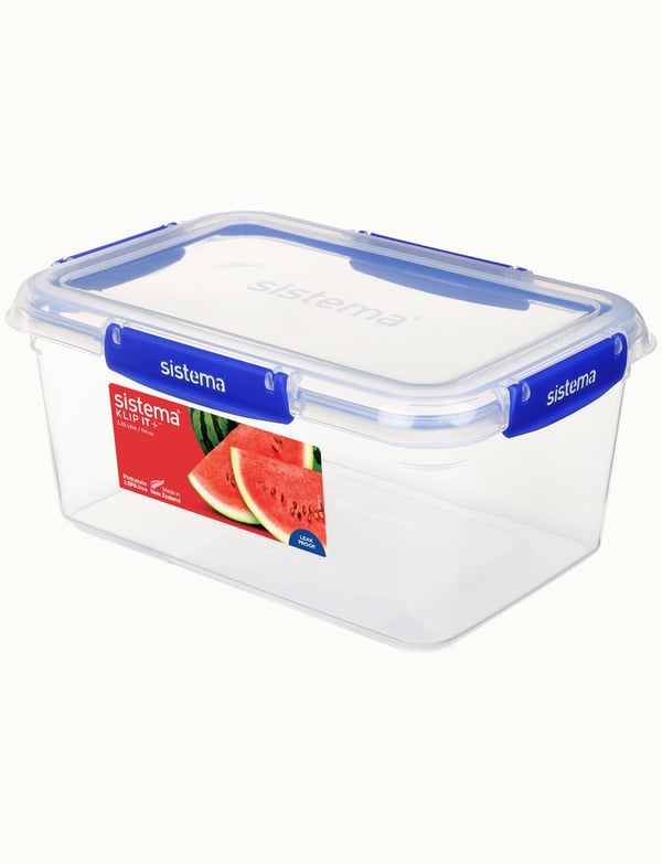 Miniatyrbild 1 av 7: Sistema 881830 matburkar Rektangulär Container 3,35 l Transparent 1 styck