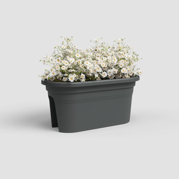 Artevasi Venezia Balcony Plant Box Anthracit 6 stk