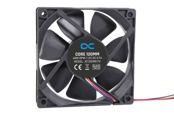 Miniatyrbillede 2 af 4: Alphacool 24845 Computerkølesystem Computerkabinet Ventilator 12 cm Sort 1 stk