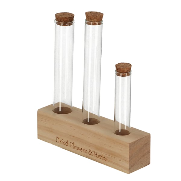 Miniatyrbillede 12 af 12: Esschert Design FH021 dekorativ flaske & krukke Transparent, Træ Glas 12 stk