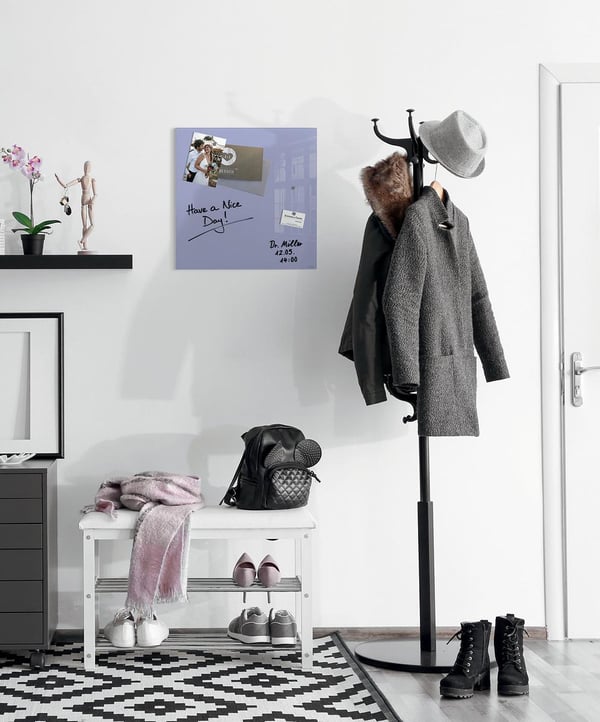 Sigel GL119 magnettavlor Glas 480 x 480 mm lavendel