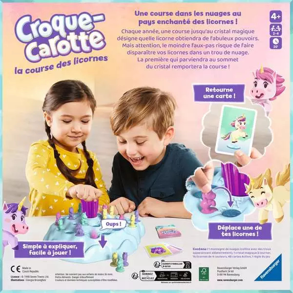 Ravensburger 22798 sällskapsspel Croque Carotte 20 min Brädspel