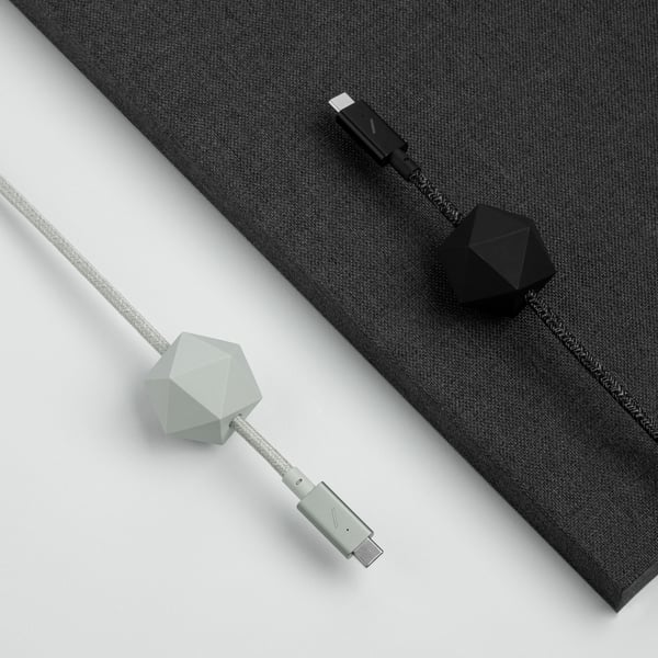 Native Union Desk USB-kaapeli USB 2.0 2,4 m USB C 0,48 Gbit/s 100 W Musta