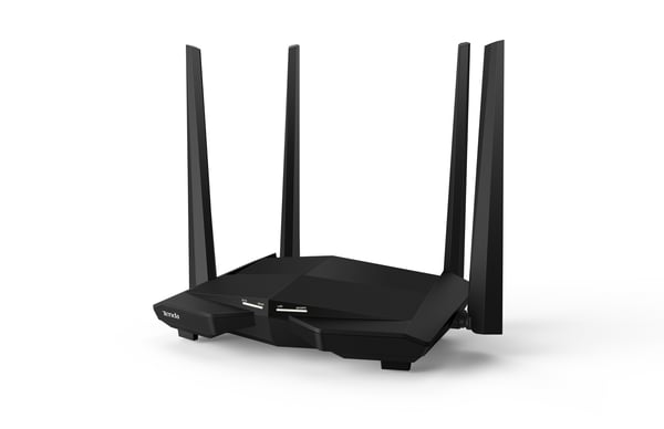 Miniatyrbillede 3 af 4: Tenda AC10 trådløs router Gigabit Ethernet Dual-band (2,4 GHz / 5 GHz) Sort