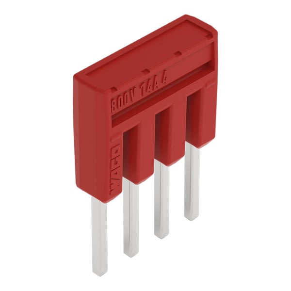 Miniatyrbillede 1 af 2: Wago 2000-404/000-005 comb busbars Rød 25 stk