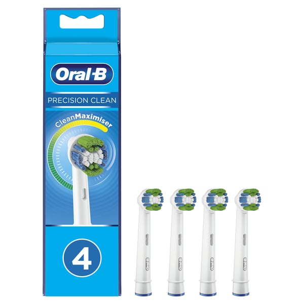 Miniatyrbillede 5 af 8: Oral-B 80338432 børstehoved til elektrisk tandbørste 4 stk Blå, Grøn, Hvid