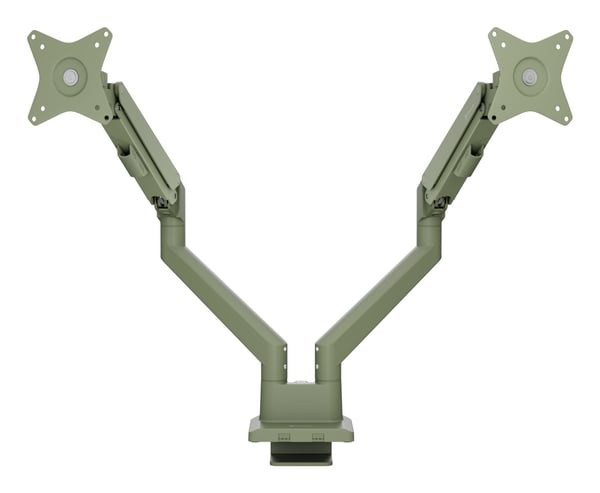 Arozzi TIS Alzare Neo Duo 17\"-32\" 2TFT 3 Niveltä Max.9KG vihreä
