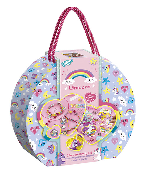 Miniatyrbillede 1 af 4: Totum Unicorn 2 In 1 Suitcase