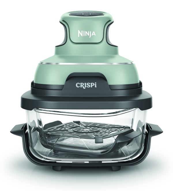 Ninja CRISPi Single 4,5 l 1700 W Varmluftsfritös Grön, Grå, Transparent Ninja CRISPi Single 4,5 l 1700 W Varmluftsfritös Grön, Grå, Transparent