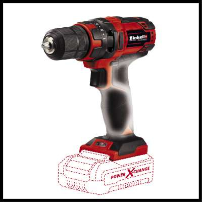 Einhell TC-CD 18/35 Li - Solo 550 rpm 970 g Sort, Rød