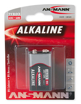 Ansmann 9V E-Block Alkaline Ansmann 9V E-Block Alkaline
