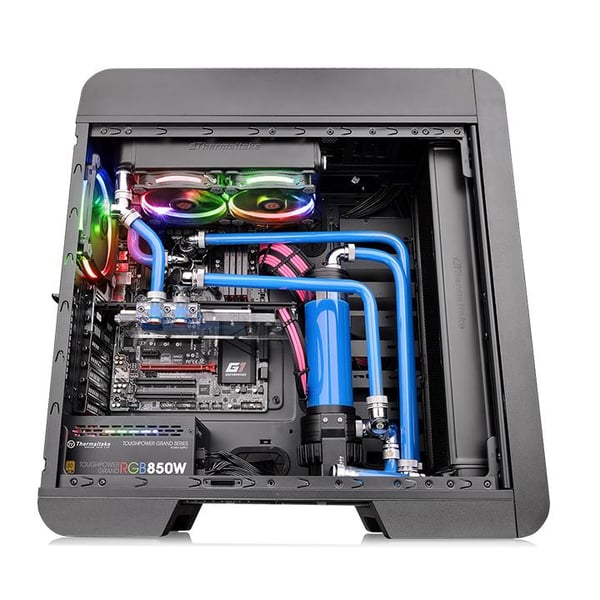 Miniatyrbild 9 av 24: Thermaltake Core V71 Tempered Glass Edition Full Tower Svart