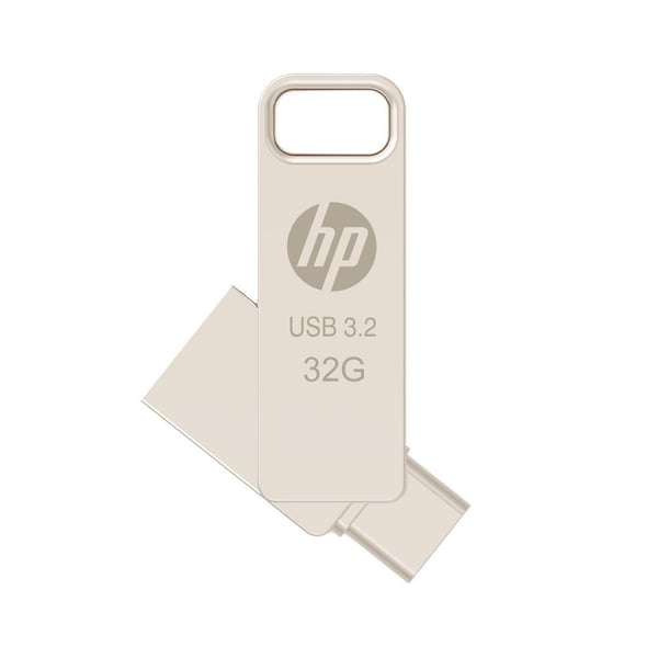 PNY HP x206C USB-nøgle 32 GB USB Type-A / USB Type-C 3.2 Gen 1 (3.1 Gen 1) Sølv