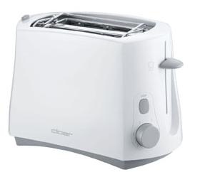 Cloer 331 brödrostar 2 skivor 825 W Vit