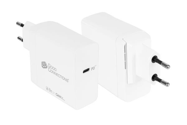 Miniatyrbillede 1 af 3: Alcasa PCA-W005W oplader til mobil enhed Universel Hvid Vekselstrøm Hurtig opladning Indendørs