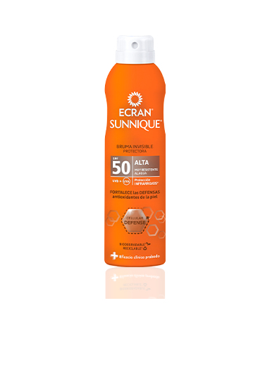 Ecran 8411135486041 solcreme og after sun-produkt Solspray Krop og ansigt 50 Voksne