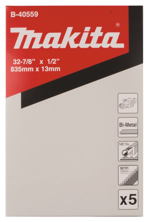 Makita B-40559 kuviosahan, lehtisahan & puukkosahan terä Lehtisahanterä Kaksoismetalli 5 kpl