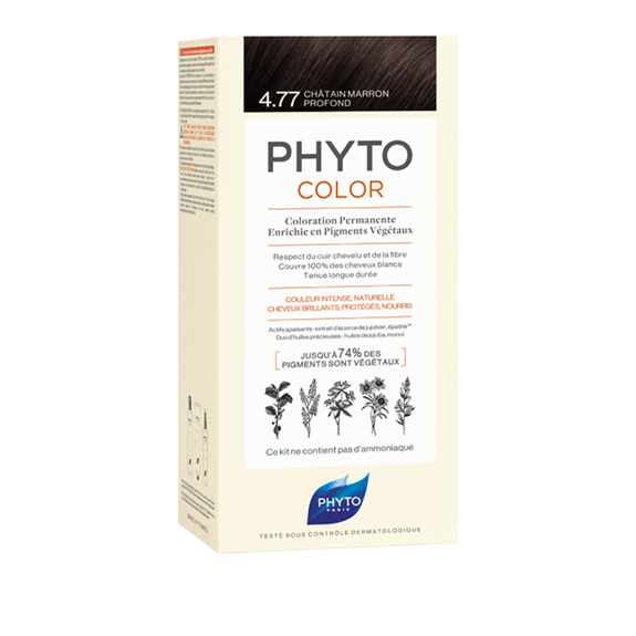 Miniatyrbild 1 av 2: PHYTO PHYTOCOLOR hårfärg Brun 112 ml