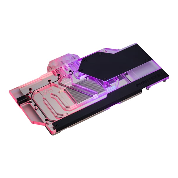 Phanteks Glacier G40 Vattenblock + bakre platta