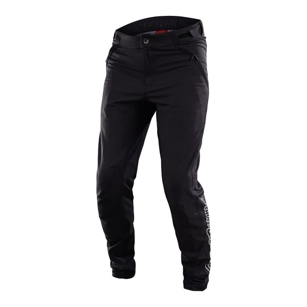 Miniatyrbillede 1 af 5: Troy Lee Designs 255917004 sportsbukser Hanstik Sort Polyester, Elastan