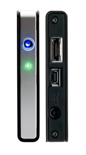 Fantec FB-C25US2 HDD-hölje Silver 2.5" USB-ström