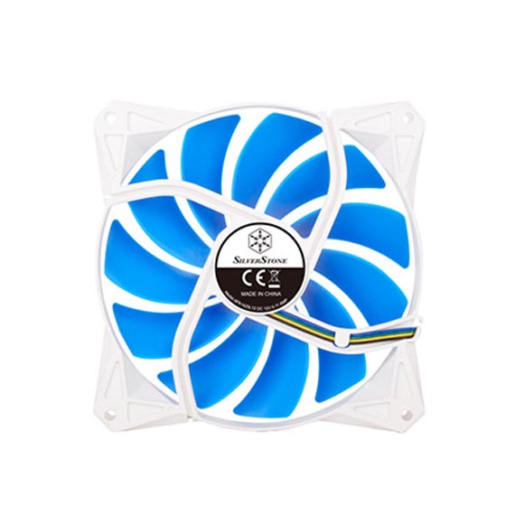 Miniatyrbillede 2 af 5: Silverstone FQ91 Computerkabinet Ventilator 9,2 cm Blå, Hvid