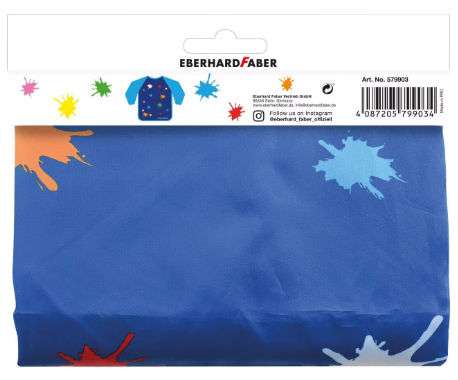 Miniatyrbild 2 av 2: Eberhard Faber 579903 målarförkläde Barn Blå Polyester