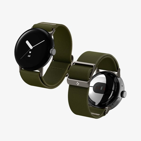 Pikkukuva 8 / 10: Spigen AMP07608 Älyrannekkeen lisätarvike Yhtye Khaki Nailon