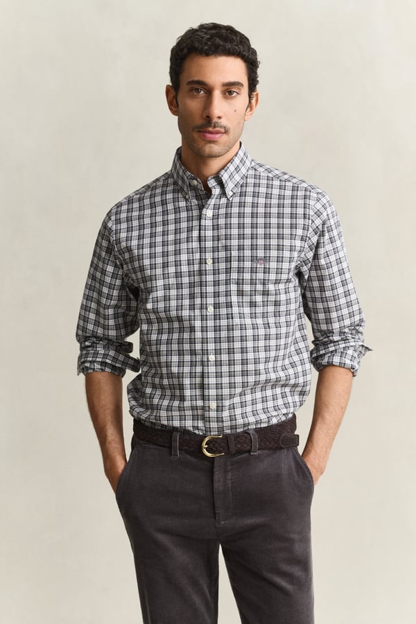 Miniatyrbild 1 av 7: Gant 3263002-251 Skjorta Button down-krage Långärmad Bomull