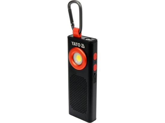 Yato YT-08557 arbejdslys Sort, Rød LED 5,9 W