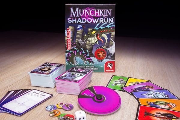 Miniatyrbild 5 av 6: Pegasus Munchkin Shadowrun 90 min Kortspel Familj