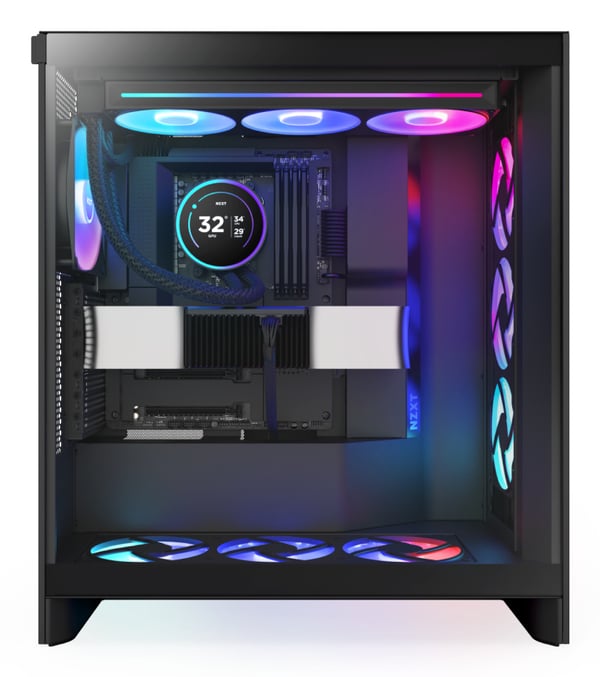 Miniatyrbillede 3 af 6: NZXT Kraken Elite 360 RGB Processor Alt-i-en væskekøler 12 cm Sort 1 stk