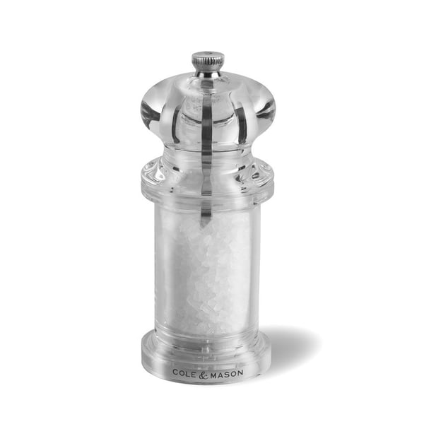 Cole & Mason H50502P krydderikværn Saltkværn Sølv, Transparent