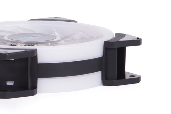 Alphacool 24814 Tietokoneen jäähdytysjärjestelmä Universaali Tuuletin 9,2 cm Musta, Läpinäkyvä, Valkoinen 1 kpl